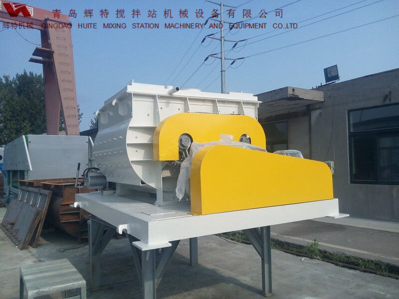 JS750攪拌臂采用偏心式設(shè)計(jì)，延長使用壽命，青島輝特機(jī)械