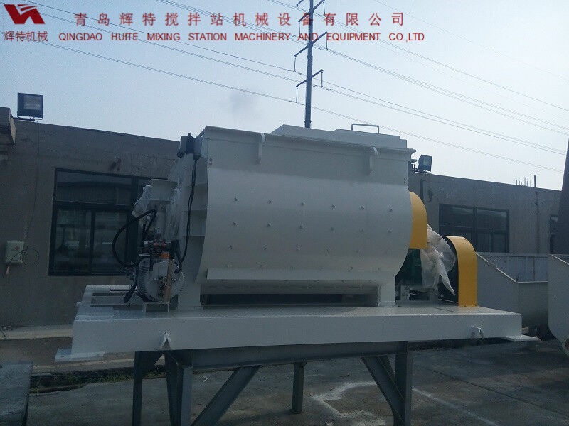 JS750攪拌臂采用偏心式設(shè)計(jì)，延長使用壽命，青島輝特機(jī)械