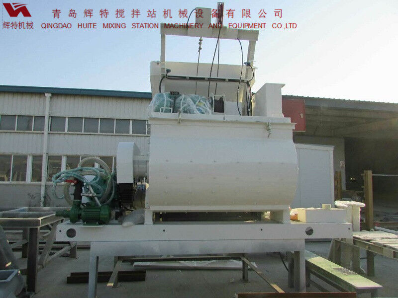 JS750攪拌臂采用偏心式設(shè)計(jì)，延長使用壽命，青島輝特機(jī)械