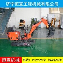 廠家直銷(xiāo)爬坡能力強(qiáng)外形美觀田園小挖機(jī)